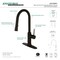 Gourmetier LS2720NYL Single-Handle Pull-Down Kitchen Faucet, Matte Black LS2720NYL - alternate 4